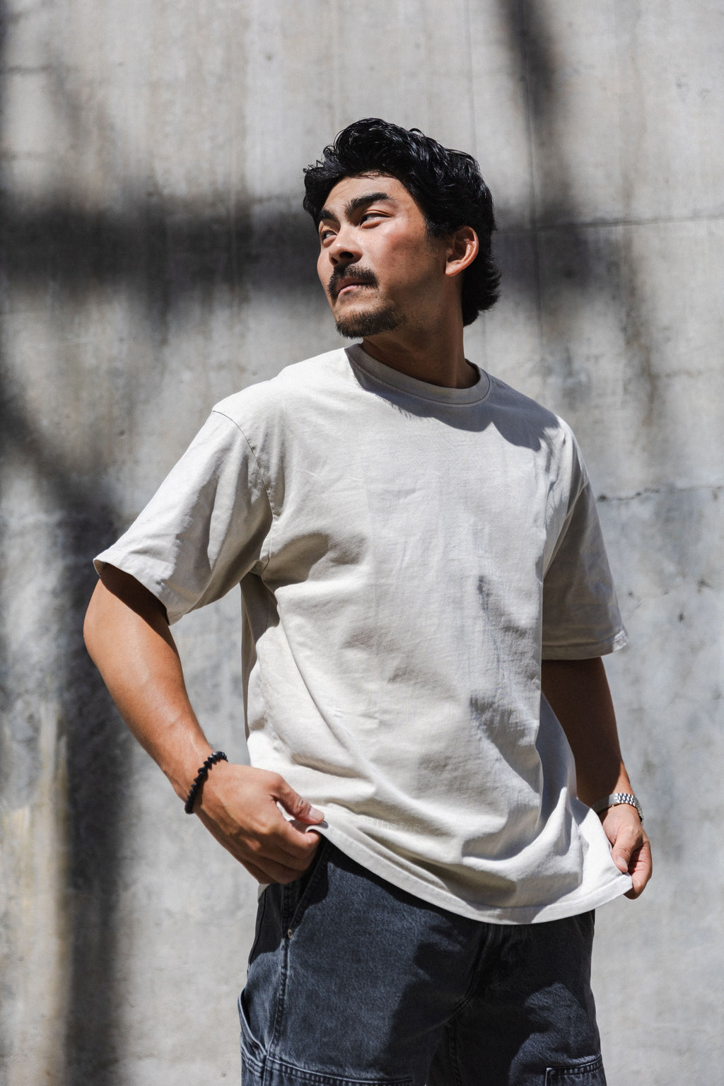 Box Cut Enzyme Wash Tee