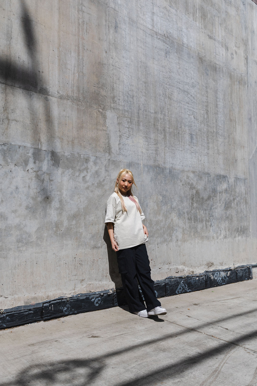 Box Cut Enzyme Wash Tee