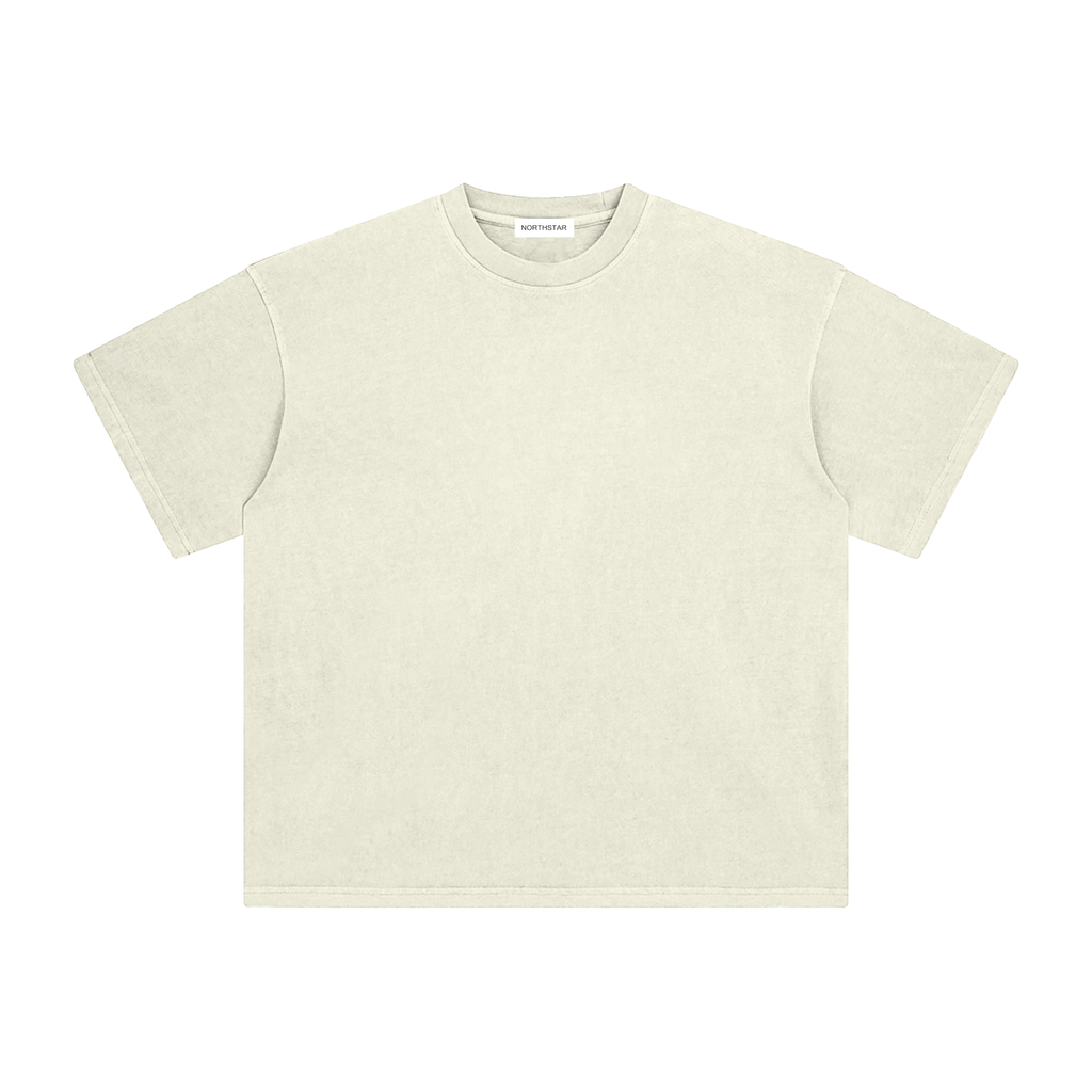 Box Cut Enzyme Wash Tee