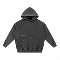 Oversize Snow Wash Fleece Hoodie