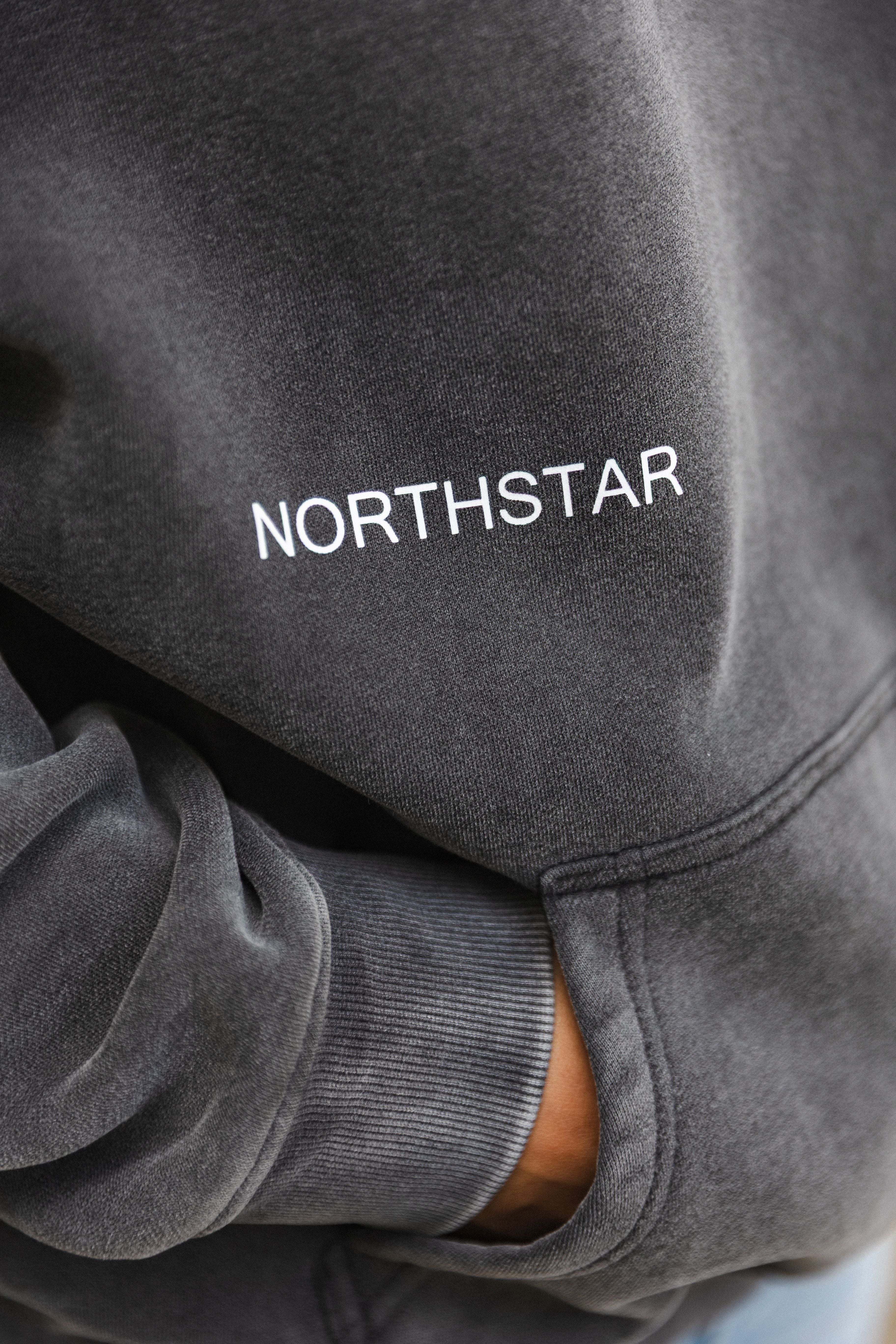 Oversize Snow Wash Fleece Hoodie