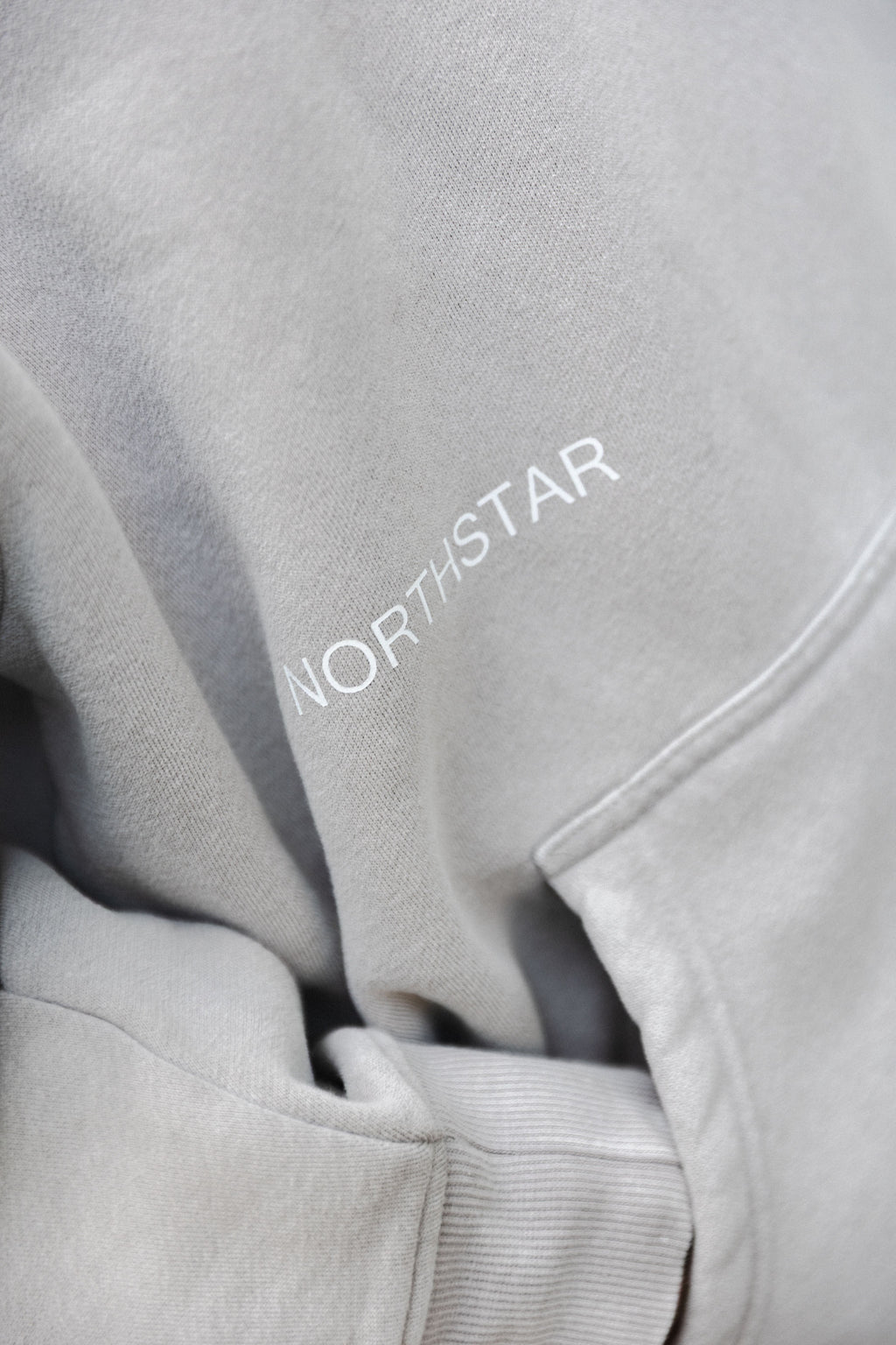 Oversize Snow Wash Fleece Hoodie