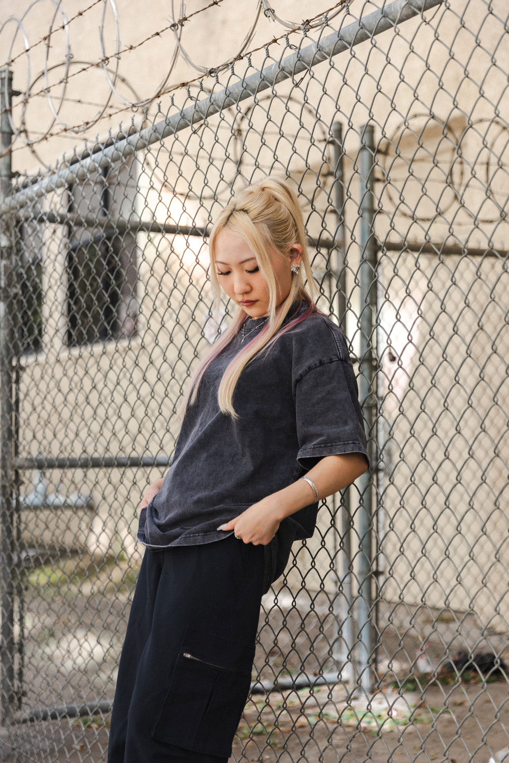 Heavyweight Oversize Snow Wash Tee