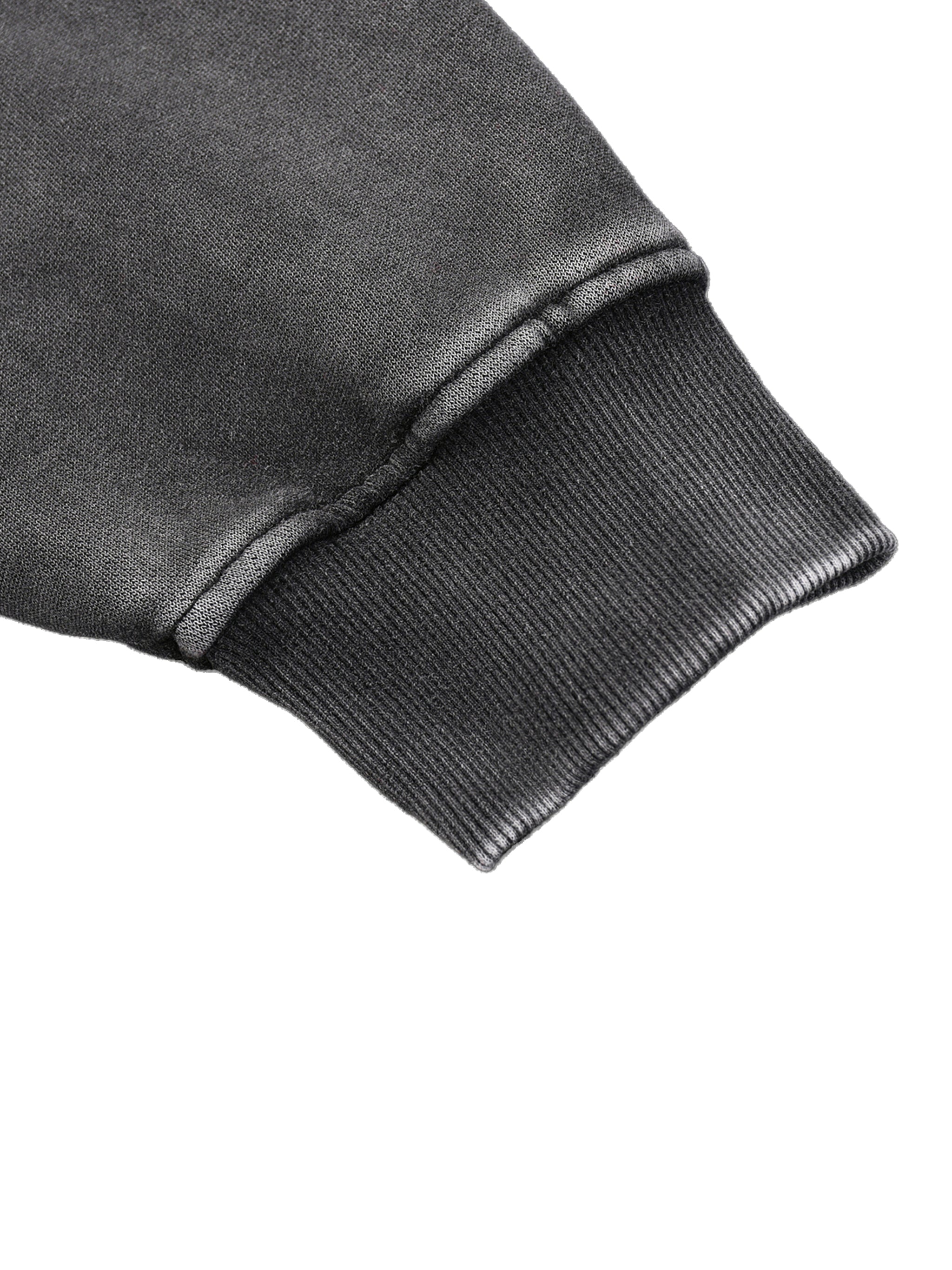 Oversize Snow Wash Fleece Hoodie