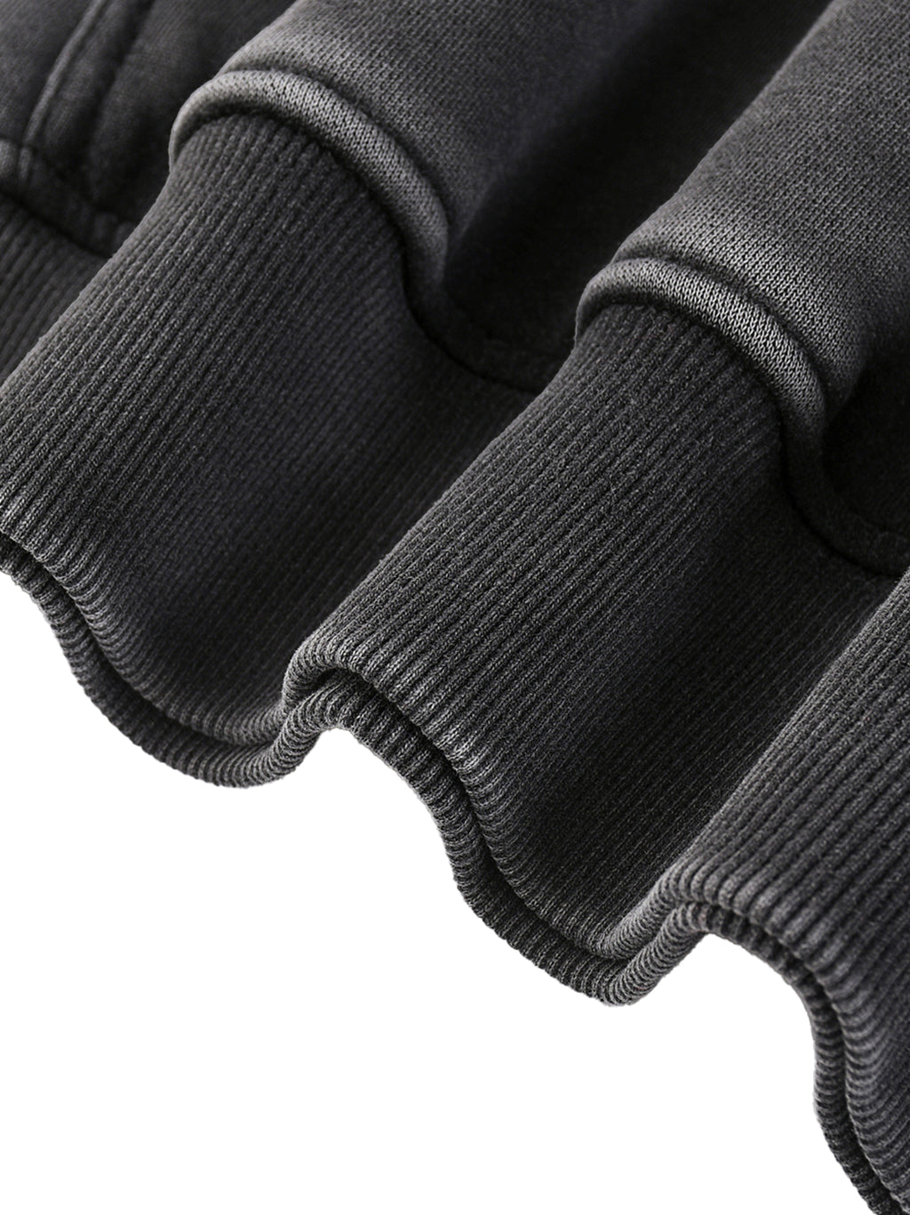 Oversize Snow Wash Fleece Hoodie